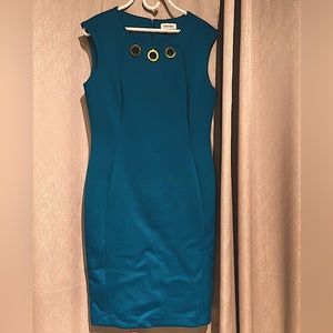 Aquamarine Blue Dress For Business Work life special occasions